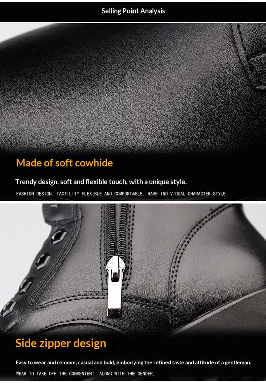 Botas Martin de Cuero Premium con Cierre y Suela Flexible - Image 14