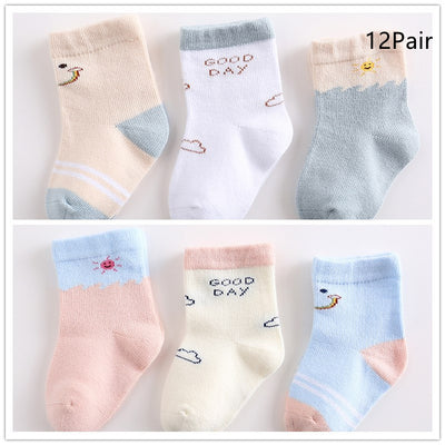 Calcetines de Algodón para Bebé con Animales de Dibujos Animados - Image 20