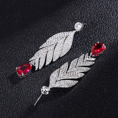 Aretes Grandes Gota de Agua Retro con Colores Degradados - Image 10