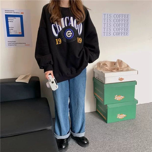 Sudadera con Capucha Estilo Boyfriend Oversize para Niñas - Image 13