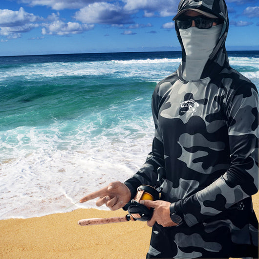 Camisa de Pesca con Protección Solar y Cubierta Facial - Jersey Deportivo Manga Larga para Hombre - Image 3