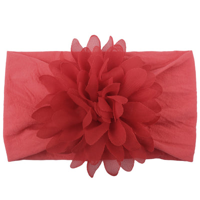 Diadema Floral de Gasa para Bebé - Accesorio Princesa Elegante - Image 6