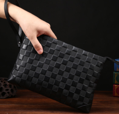 Bolso de Cuero Premium para Hombre - Cartera Clutch de Piel Genuina - Image 8