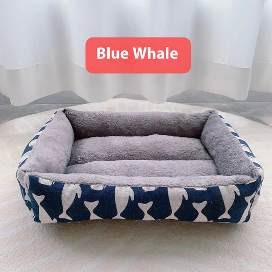 Cama de Lino Impermeable para Mascotas - Image 2