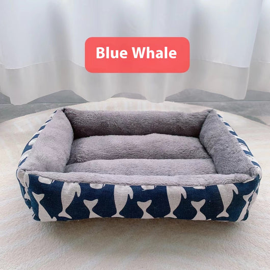 Cama de Lino Impermeable para Mascotas - Image 2