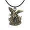 Samurai prayer necklace Bronze
