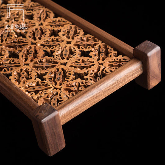 Bandeja de Madera Maciza para Té - Accesorio Ceremonia Kung Fu - Image 4