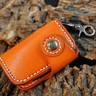 Estuche para Llaves de Cuero Genuino Hecho a Mano - Image 14