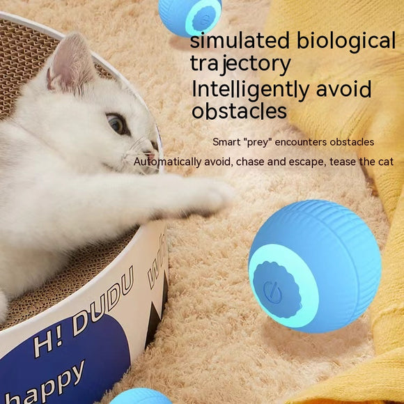 Bola Rolante com Gravidade para Gatos - Brinquedo Interativo