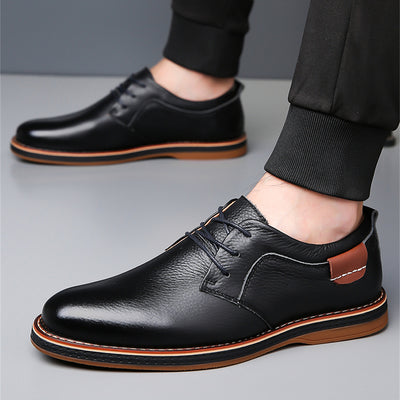 Zapatos de Cuero para Hombre Talla Grande - Costura Artesanal Premium - Image 8