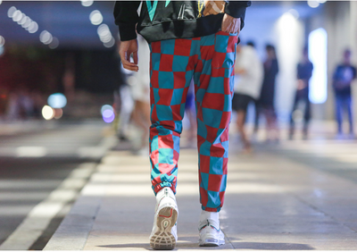 Pantalones Overol Hombre Lattice Nuthink - Estilo Harajuku Suelto con Múltiples Bolsillos - Image 7