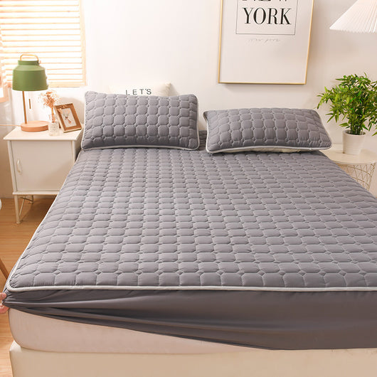 Juego de Sábanas Acolchadas Premium con Funda de Almohada Quilted - Image 11