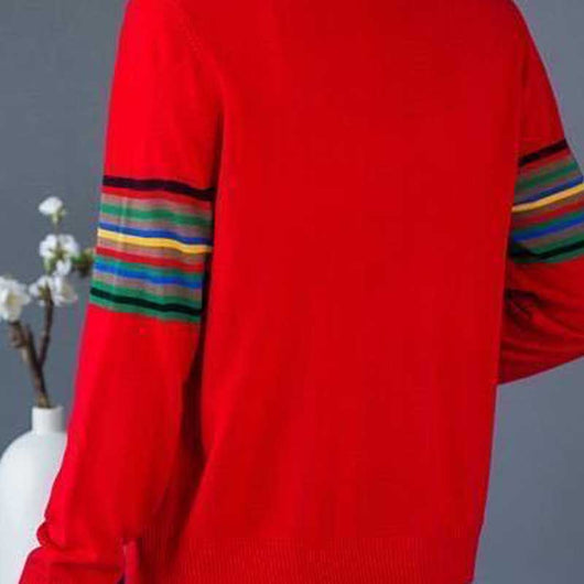 Cardigan Oversized Bloques de Color Tejido Ligero - Image 11