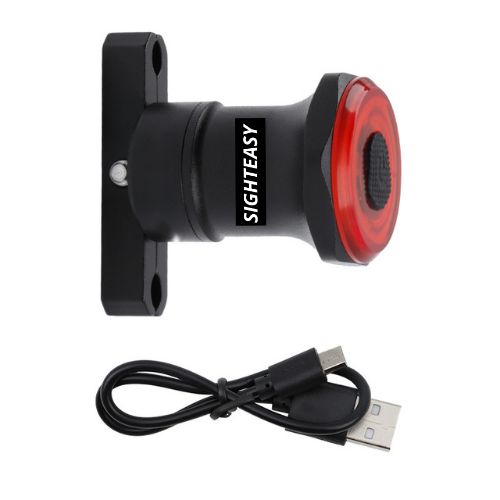 Luz Trasera LED Personalizada para Bicicleta - Seguridad Nocturna