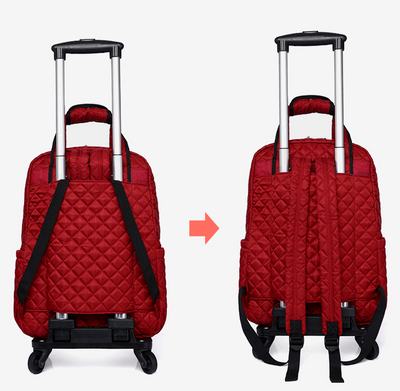 Mochila Trolley Impermeable de Tela Oxford Plegable y Ultraligera - Image 13