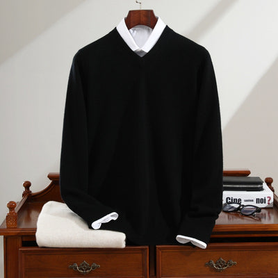 Suéter Base de Cachemira Pura para Hombre - Image 6