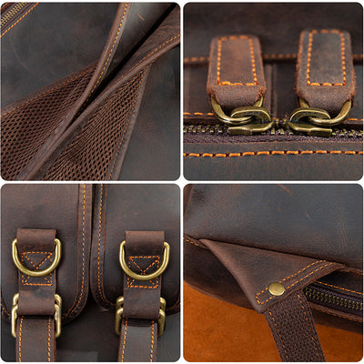 Mochila Vintage para Hombre - Viajes y Aventuras al Aire Libre - Image 3