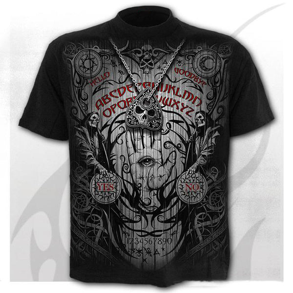 Camiseta Hombre Estampado Calavera Digital Cuello Redondo Manga Corta