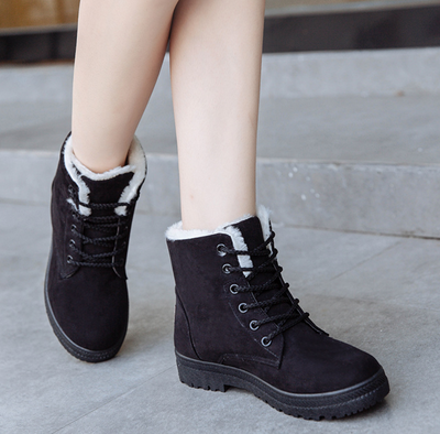 Botas de Nieve para Mujer Talla Grande con Forro de Felpa Artificial - Image 6