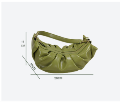 Bolsa Bandolera Asimétrica Croissant con Diseño Creativo - Image 4
