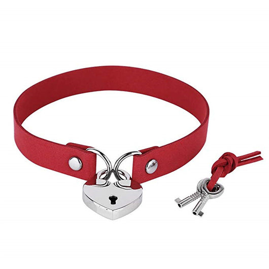 Collar de Amor con Candado de Corazón - Accesorios de Pareja Premium