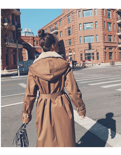 Chaqueta de Algodón Suelta y Cómoda de Largo Medio para Mujer - Image 4
