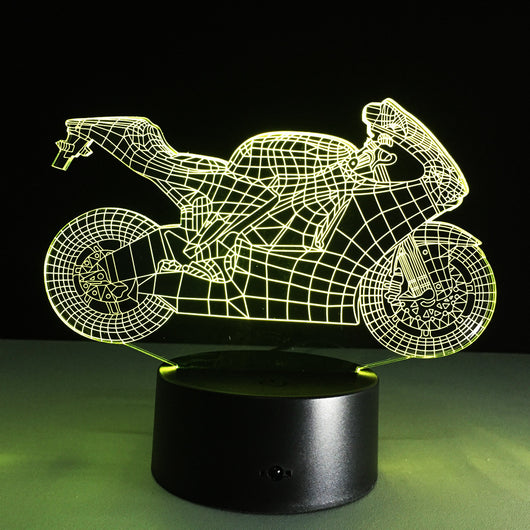 Lámpara de Escritorio LED Diseño Motociclista - Image 3