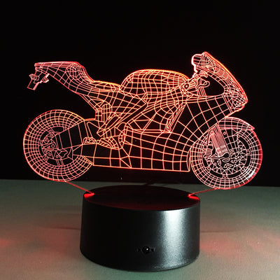 Lámpara de Escritorio LED Diseño Motociclista - Image 2