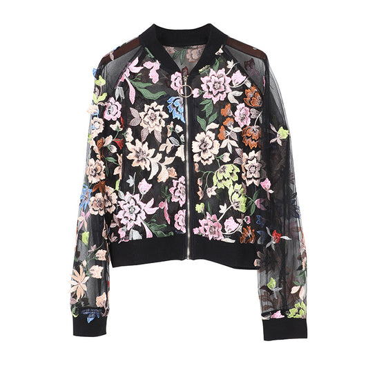 Top Elegante de Malla con Bordado y Cintura Alta - Image 11