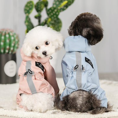 Impermeable con Capucha Todo Incluido para Perros