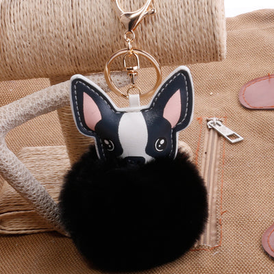 Llavero Pelota de Plumas PU para Mascotas - Accesorio Adorable - Image 5