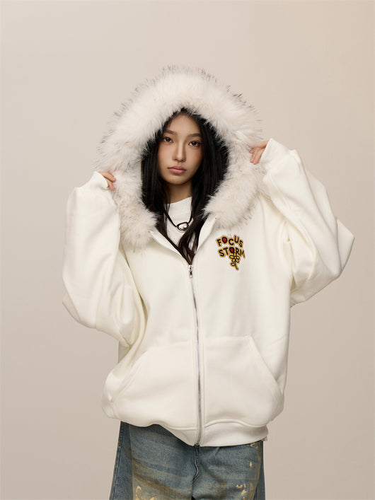 Sudadera Retro con Cierre para Parejas - Estilo Casual Desenfadado - Image 6