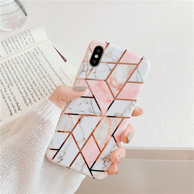 Funda de Silicona Marmolada Compatible con Apple - Image 11
