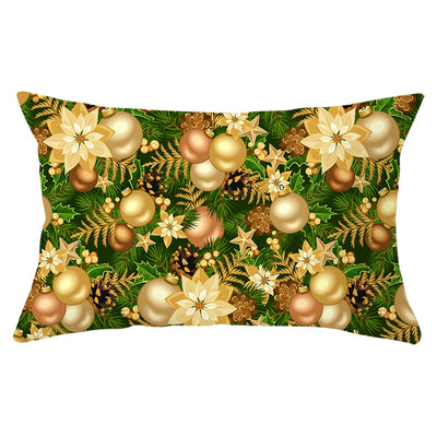Funda de Almohada Navideña Serie Verde con Estampado Piel de Melocotón - Image 34