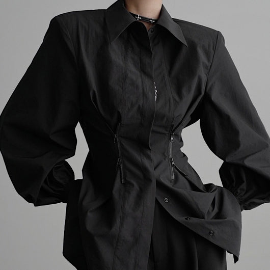 Blusa Reductora Suelta con Cierre y Manga Larga Ajustadora - Image 8