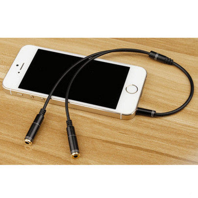 Cable Divisor de Audio 3.5mm SIANCS – Adaptador Distribuidor de Auriculares 1 Macho a 2 Hembra - Image 4