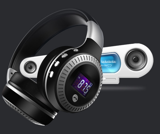 Auriculares Bluetooth Inalámbricos de Alta Fidelidad con Radio FM - Image 2
