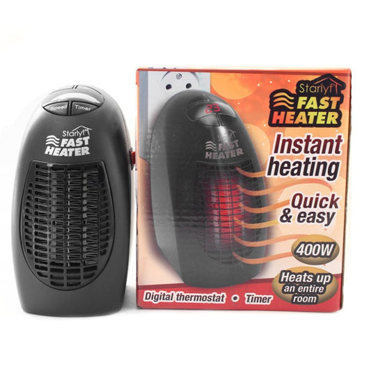 Calefactor Eléctrico Mini Giratorio 360° - Calor Portátil Instantáneo