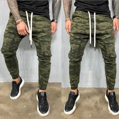 Jeans Micro-elásticos Camuflaje con Bolsillos - Estilo Explosivo Tendencia - Image 5