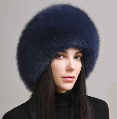 Gorro de Cuero Genuino Étnico para Invierno con Protección de Orejas - Image 10