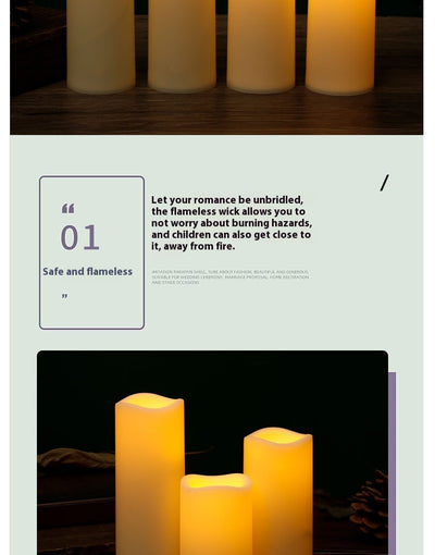 Lámpara LED Cilíndrica con Efecto Onda para Decoración de Bodas, Navidad y Eventos - Image 17