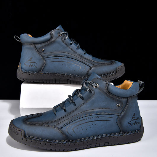 Zapatos de Moda Talla Grande para Hombre con Suela Cosida a Mano - Image 20
