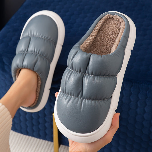 Pantuflas Cálidas de Felpa para Hombre - Comodidad de Hogar