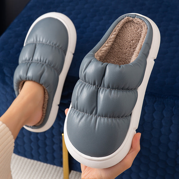 Pantuflas Cálidas de Felpa para Hombre - Comodidad de Hogar