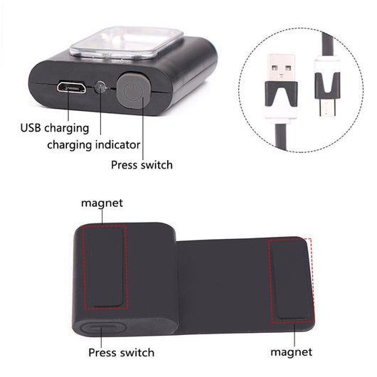 Luz de Seguridad Deportiva USB Recargable con Destello para Correr de Noche - Image 2