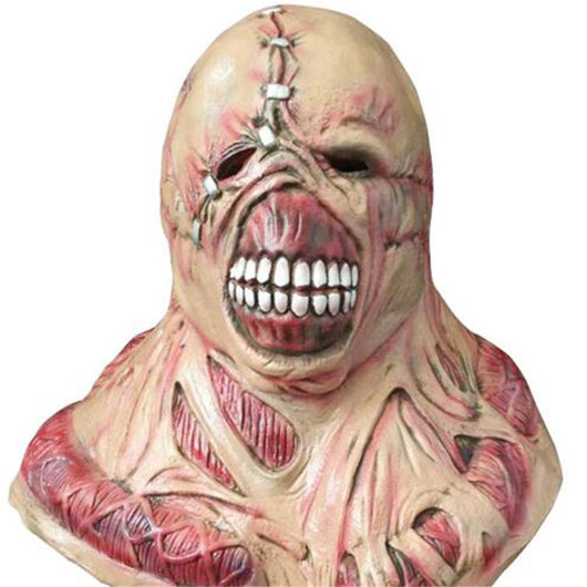 Máscara de Látex Rostro Descompuesto - Disfraz de Terror Tyrant - Image 5