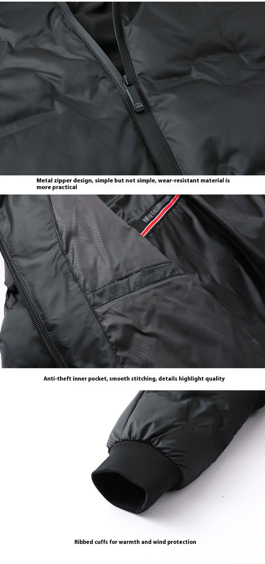 Abrigo de Plumas de Invierno para Hombre - Image 12
