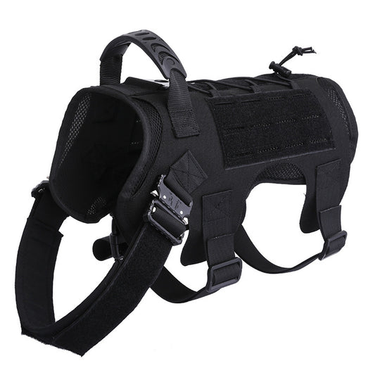 Chaleco Táctico para Perros con Arnés de Pecho y Colgante