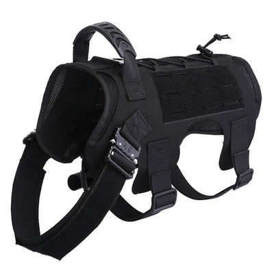 Chaleco Táctico para Perros con Arnés de Pecho y Colgante