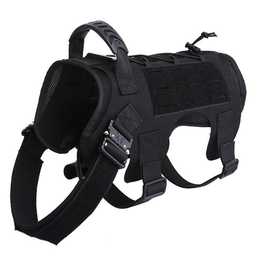 Chaleco Táctico para Perros con Arnés de Pecho y Colgante